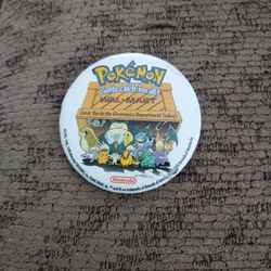 Pokemon Gotta Catch Em All! Nintendo Pin Button.