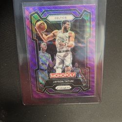 2023-24 Prizm Monopoly Tatum Purple Wave #7