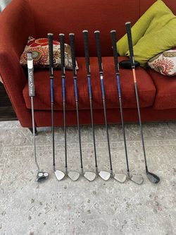LH Callaway X2 Hot Irons / 5 Hybrid / Quest 2 Ball putter