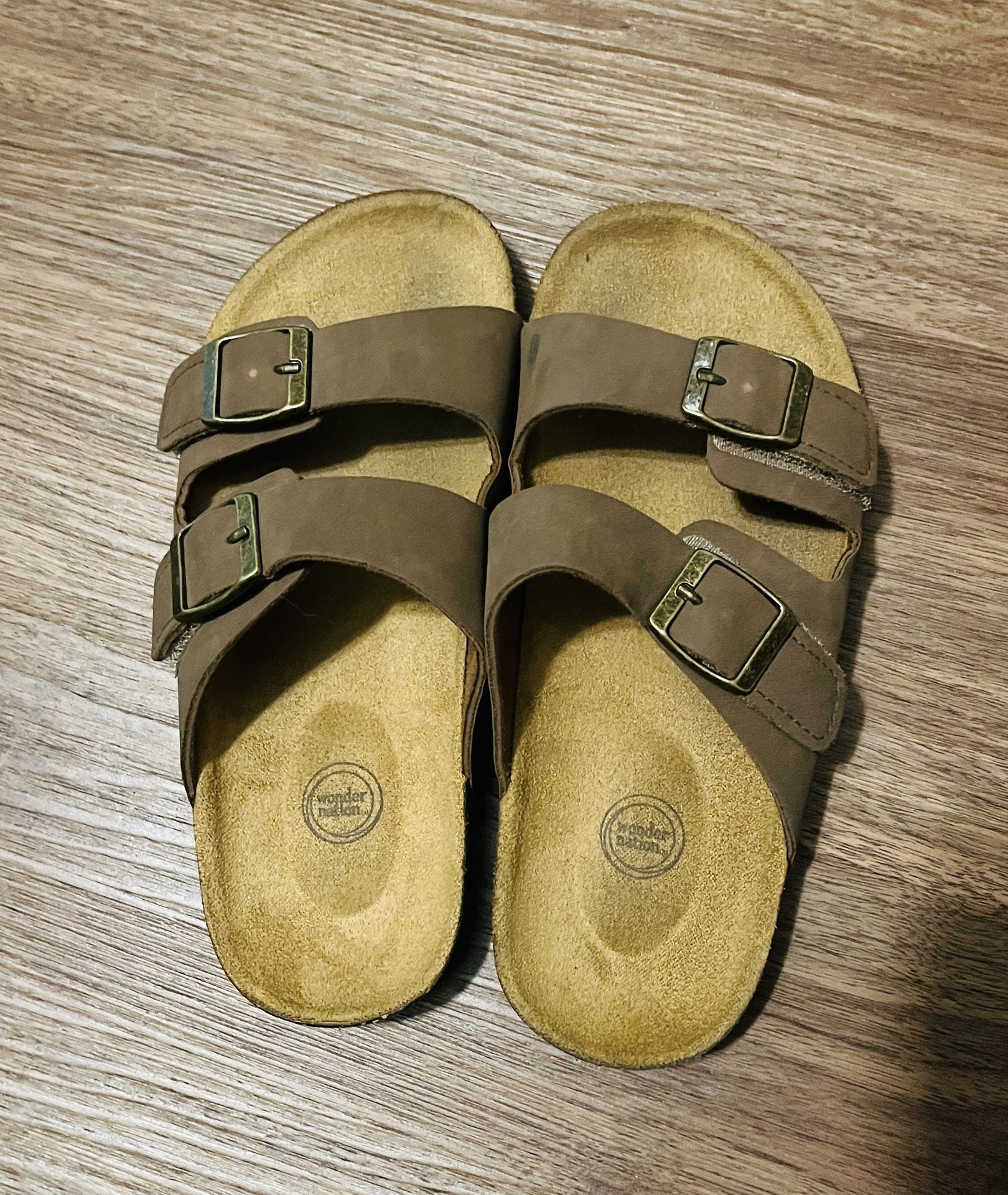 Boys Kids Size 3 Buckle Cork Sandal Birkenstock Dupes