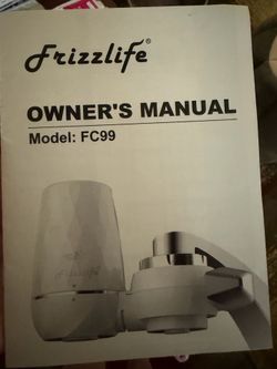Frizzlife Faucet Mount Water Filter + 11 New Filters