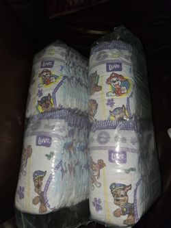 Size 2 diapers- open package