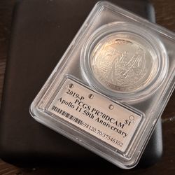 2019 Apollo 11 50th Anniversary Proof Silver Dollar