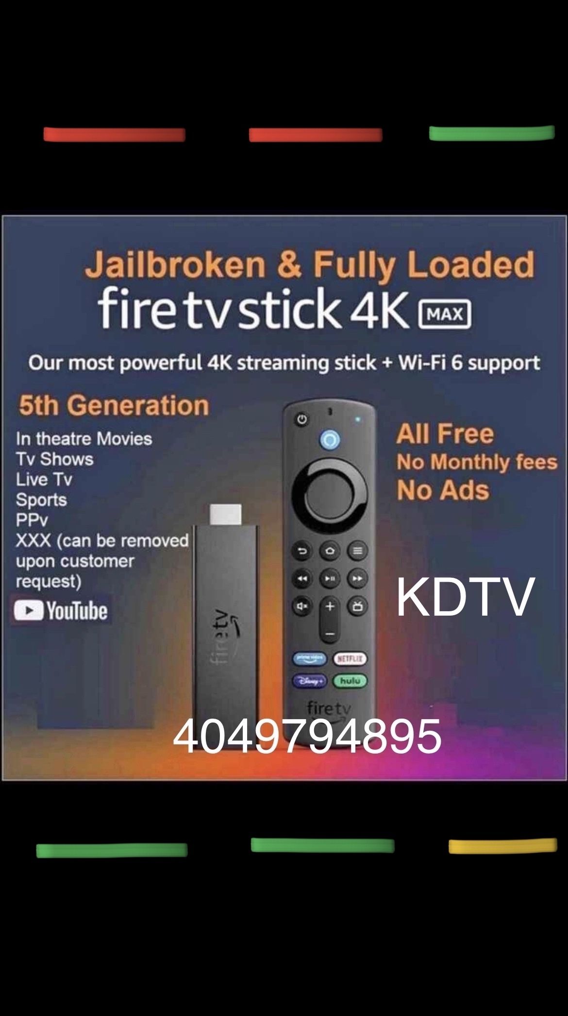 Take your streaming on a journey with KDTV Top-Ups!!!! Watch any and everything whenever you want! OTP and P.A.Y.G!!!You’ll love these Top-Ups!!!!