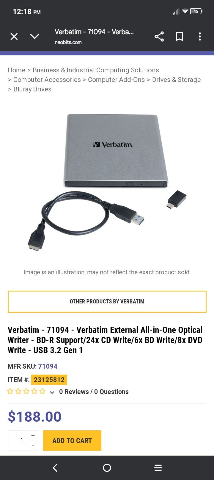 External All In One Optical Writer