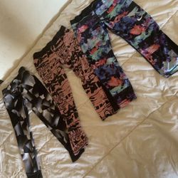 Woman Used Nike And Adidas’s Running Leggings  All 3 For 25 Size Large 