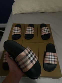 Burberry slides