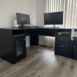 Office Desk / Side Table / Hp Printer 