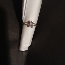 Purple Antique Amythys Ring Size 5