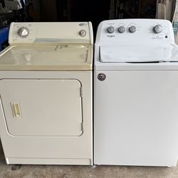 Whirlpool Washer and Dryer