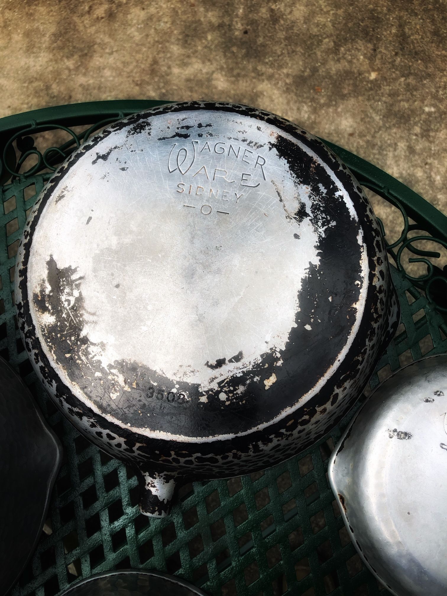 7) Pieces Of Vintage Wagner Ware Sydney O Hand Hammered Aluminum