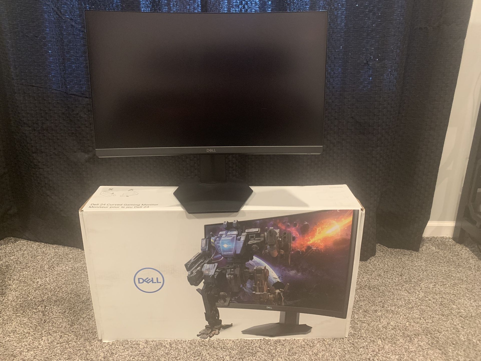 165 Hz Curved Dell 1ms 23.6 Inch Monitor 