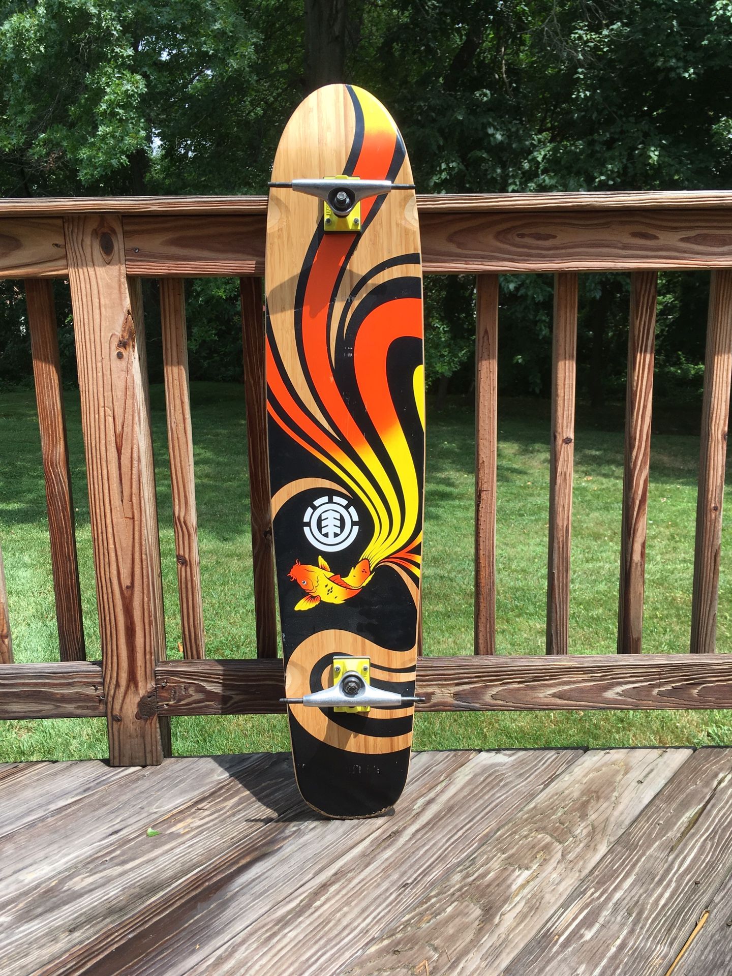 Element Koi Fish Longboard