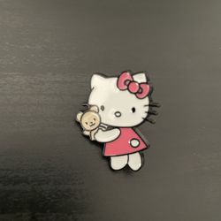 Hello Kitty Bear Pin NEW Cat Anime Japan Metal Enamel Pinback Brooch Jewelry