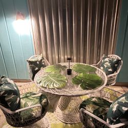 MCM Woodard Indoor/Outdoor Patio/ Dining Set