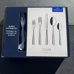 Villeroy & Boch LIAM 40-Piece Flatware Set – Brand New