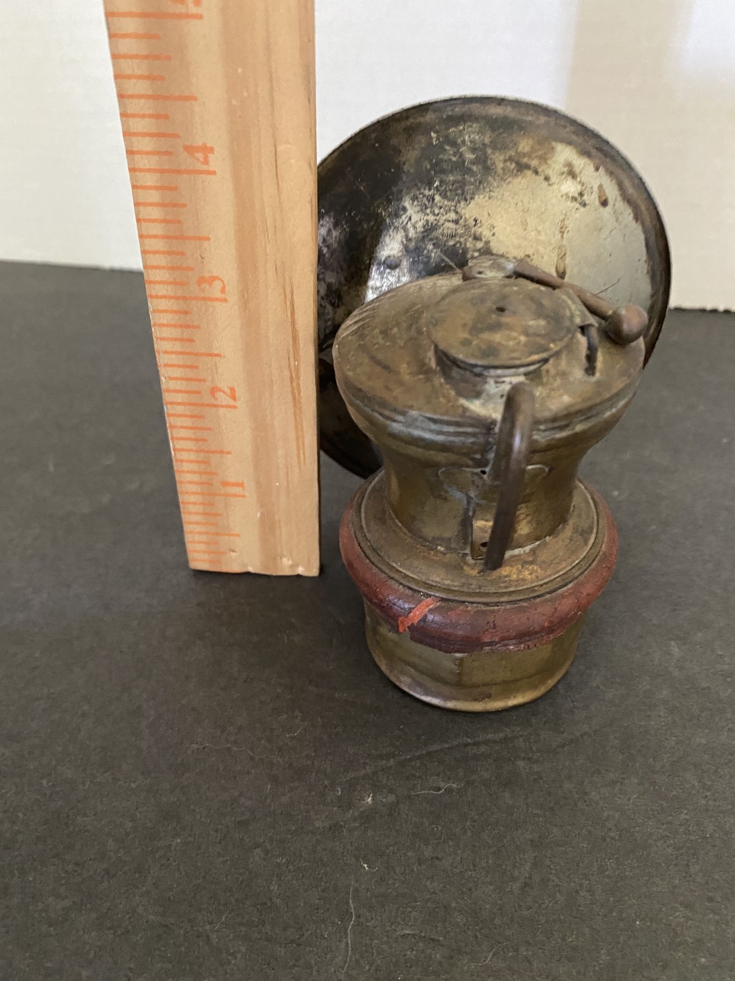 Antique Vintage miners farmer oil flashlight lamp