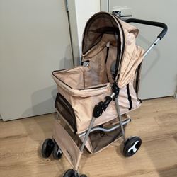 4 Wheels Pet Strolling Cart for Medium/Small Dogs and Cats