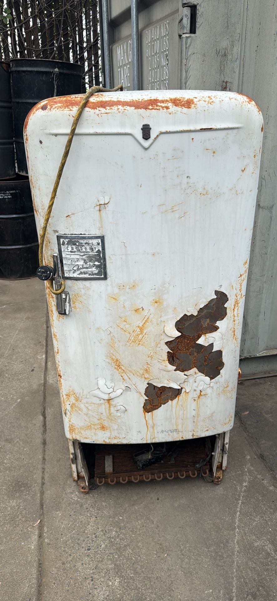 Old refrigerator