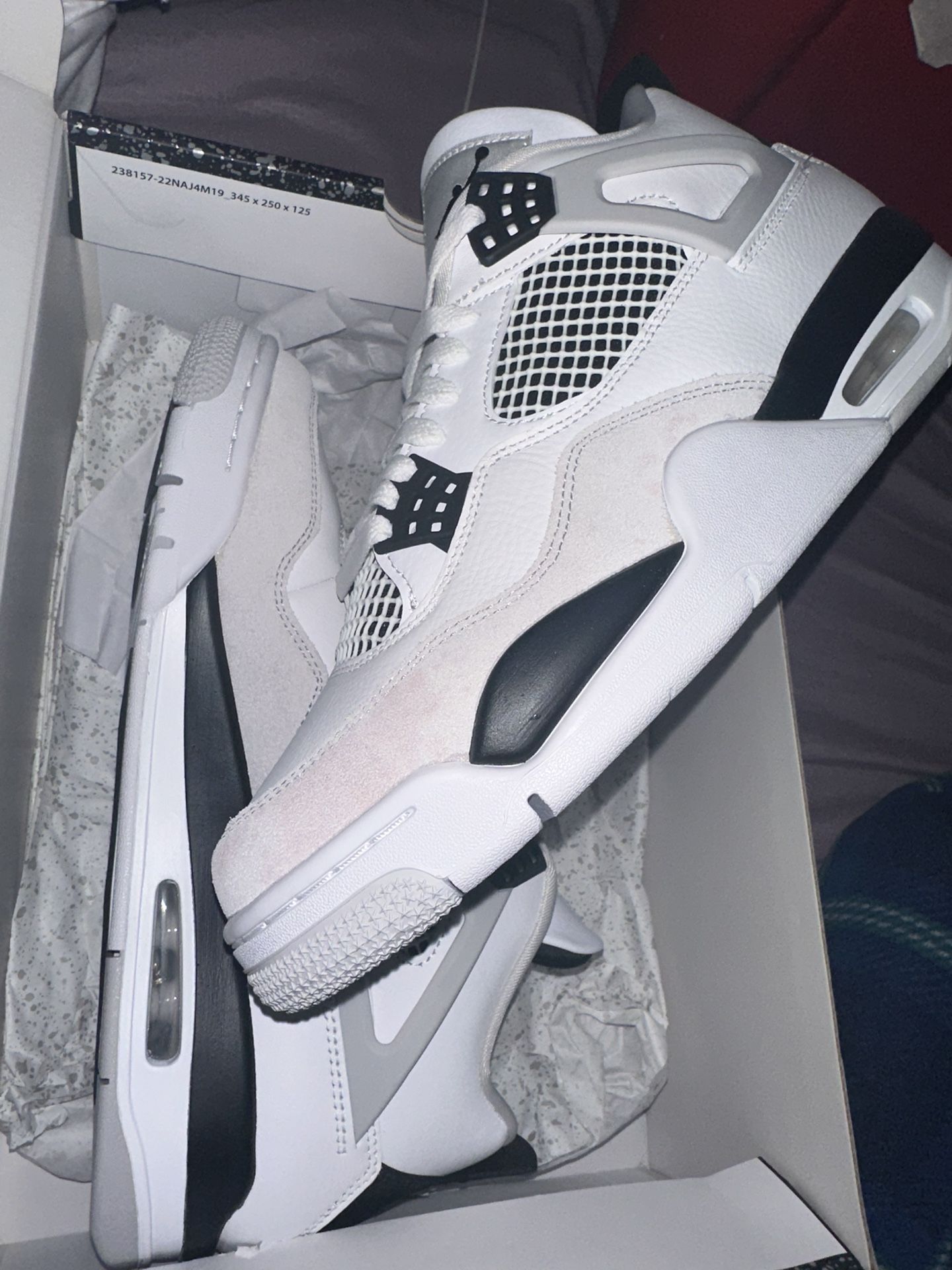 New Air Jordan 4 Military Black