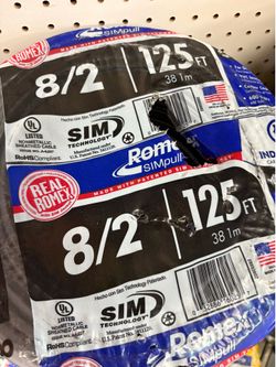 New Romex wire 8/2