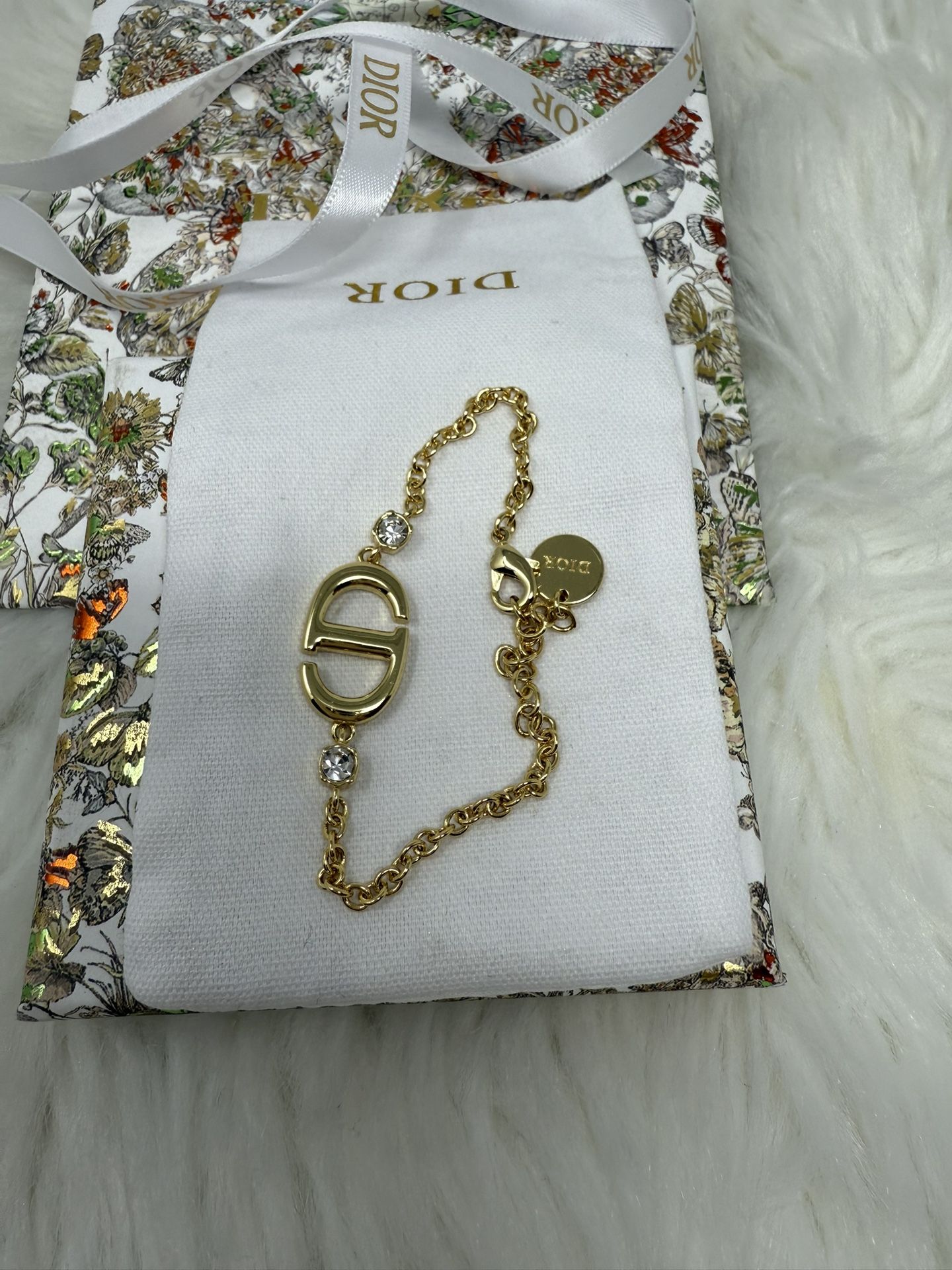 Dior Bracelet with Crystal / Gold