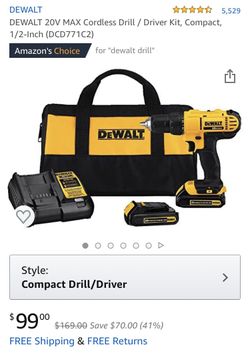 Dewalt brushless driver kit NIB DCF787C2