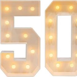 4Ft Numbers W Lights 