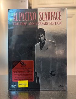 Scarface DVD Two-Disc Anniversary Edition Al Pacino New Sealed 2003
