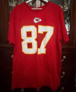 Men’s Kansas City Chiefs #87 Travis Kelce Nike Tee T-Shirt