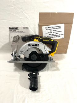 Brand new DeWalt 20V brushless sidewinder style 6-1/2” circular saw with accessory. Retails for $199.