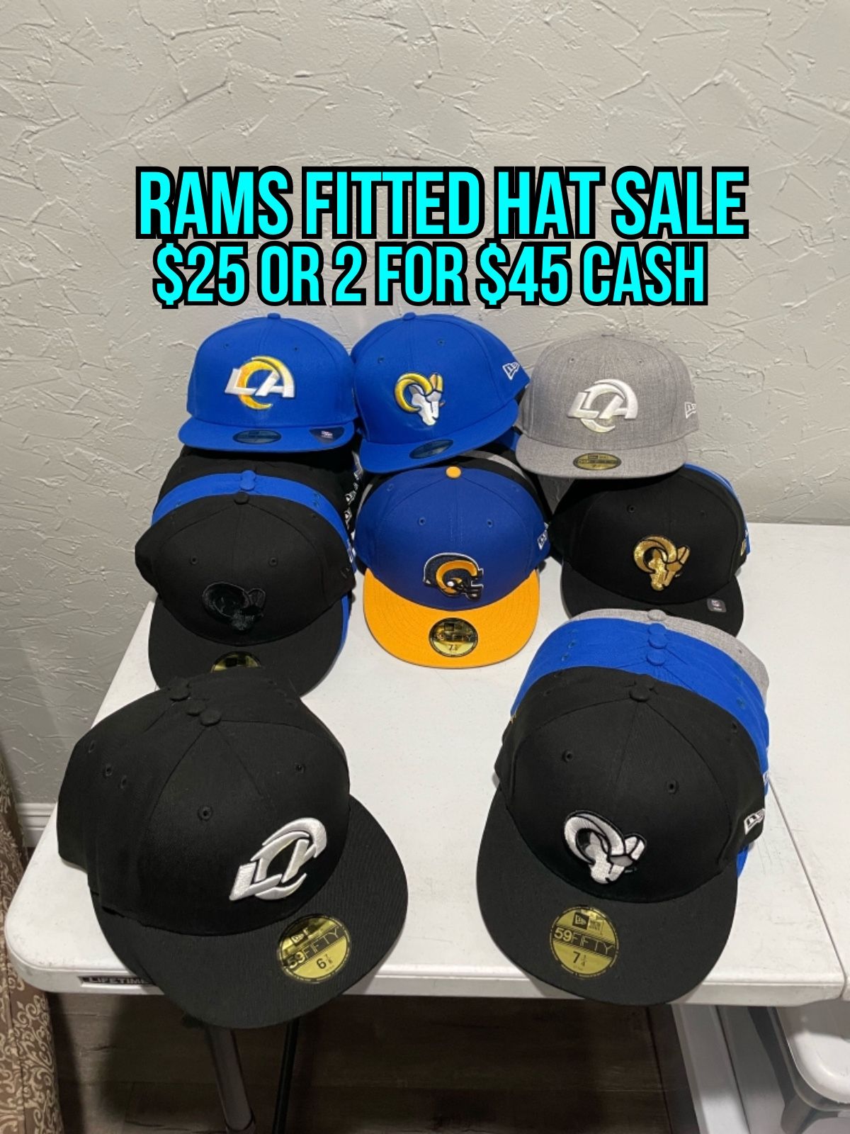 Rams fitted cheap hat
