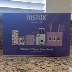 Fujifilm Instax Mini 12 Instant Camera Holiday Bundle 2025 Lilac Purple Film