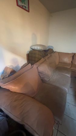 Leather couch