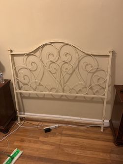 Full bed size rustic head board
