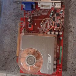 Vintage ASUS Radeon X1600 PRO Graphics Card - Red PCB - Retro Gaming