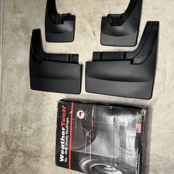 Used Mud Flaps Front And Rear For 2010-2018 Ram 2500/3500 DRW