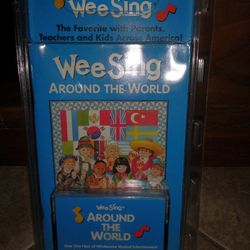 Wee Sing Around the World Book and Cassette Set NEW