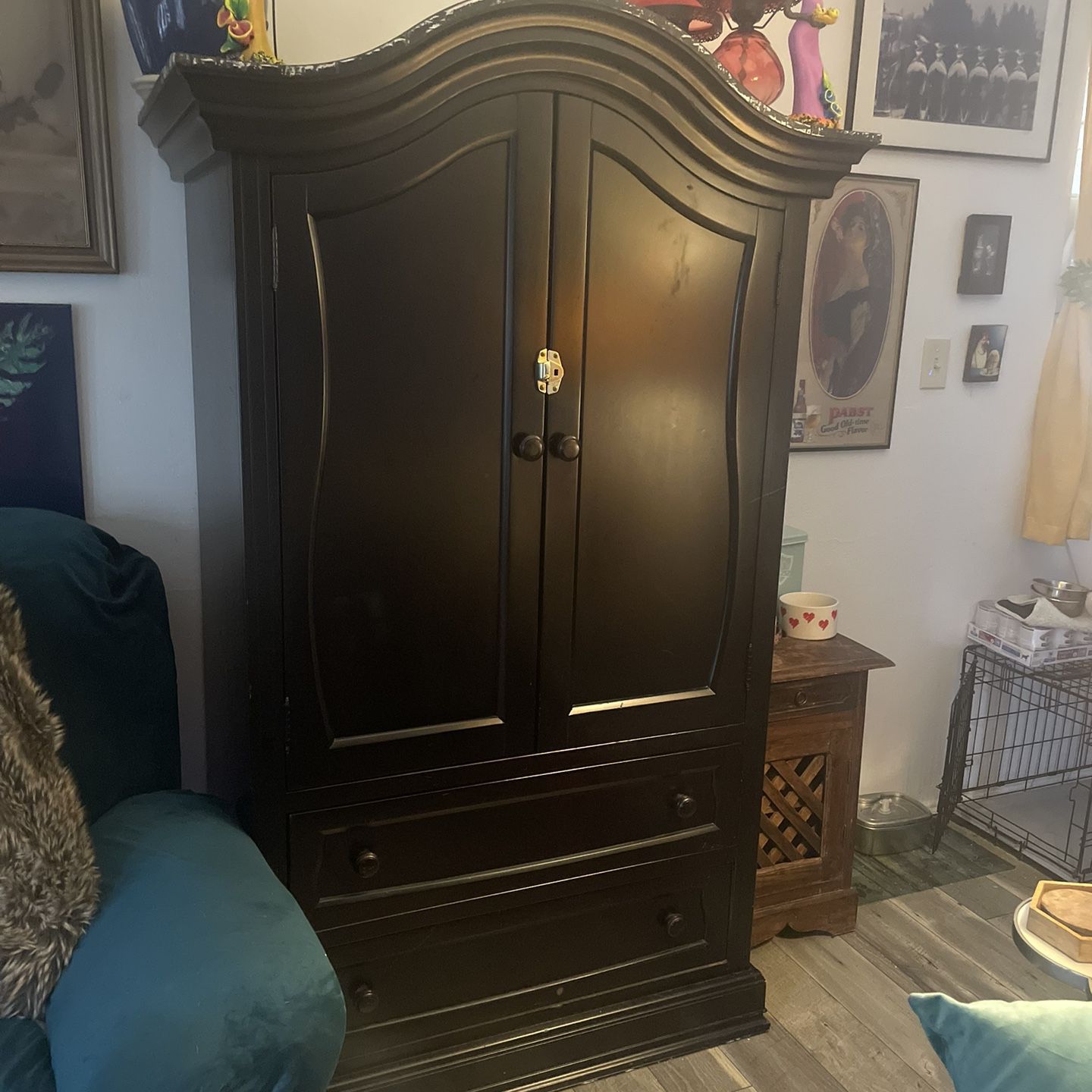 Large Armoire - Heavy Solid Wood