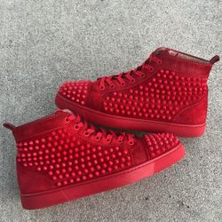 Christian Louboutin High Spikes Red Size 41EU