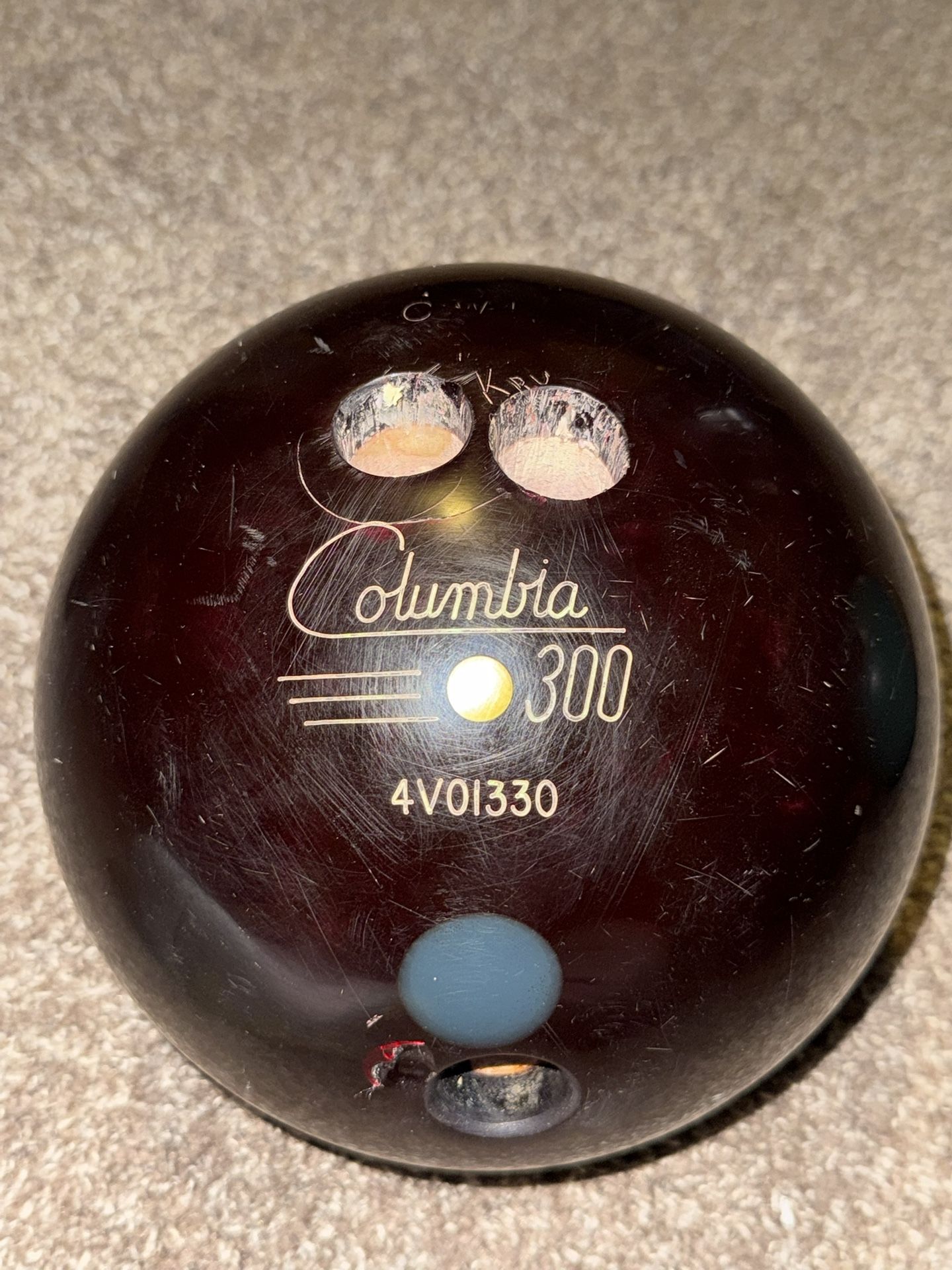 Columbia 300 4V01330 Bowling Ball 12 Pounds LB Vintage Classic Used Pre Owned CB