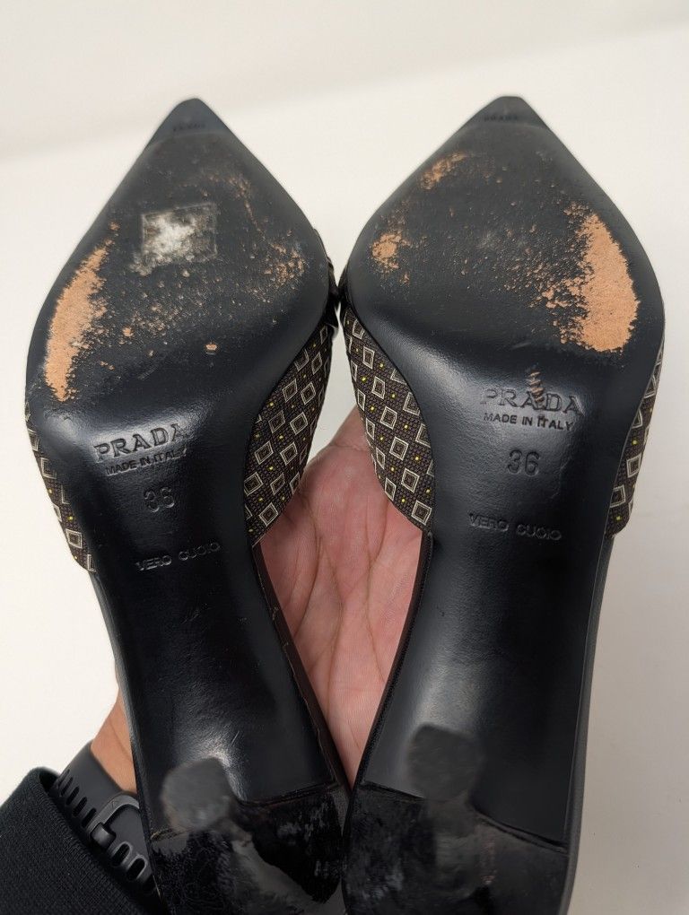 Prada Kimono Heel Mule 2003 Spring Summer