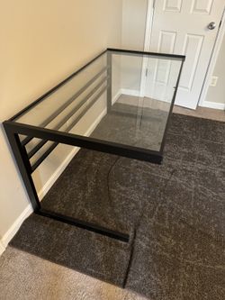 Glass Top Desk
