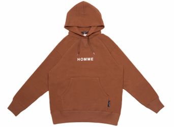Comme des Garçons ‘Homme’ Print Hoodie - Charcoal Brown size Large / XL