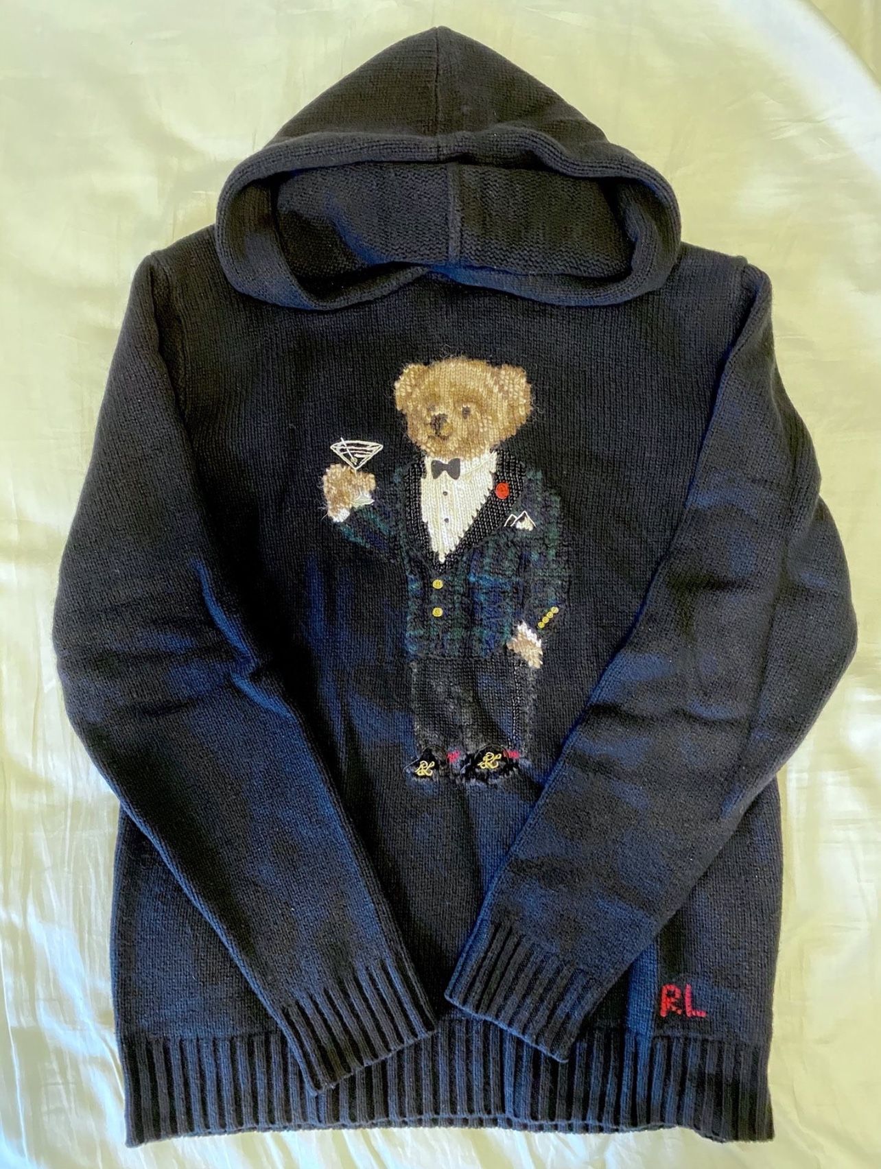 Bear Hooded Sweater Polo Bear Sweater Martini Polo Ralph Lauren