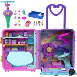 Polly Pocket Luggage With Accessories -like New -