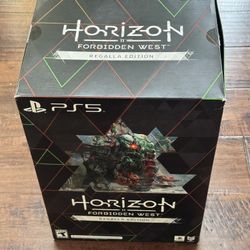 Horizon Forbidden West Regalla Edition PS4 PS5 TREMORTUSK Statue + Diorama + BOX