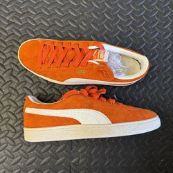 Puma suede Charles F. Stead Orange Glo White