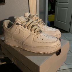 White Nike Air Forces