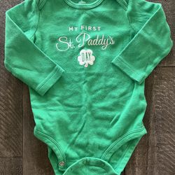 Baby Bodysuit First St. Patrick’s Day - 12 Months